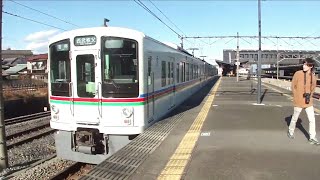 西武4000系  終点 西武秩父駅 到着