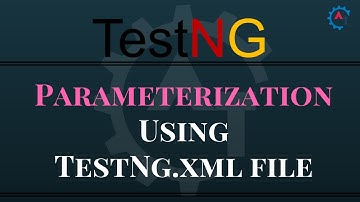 Parameterization using testng xml file
