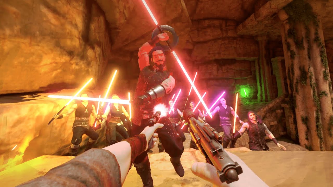 Those with lightsabers vs. guns Blade and Sorcery YouTube