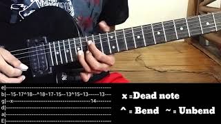 Bed Of Roses  Bon Jovi  Guitar Intro Tutorial  Slow Approach With Tab