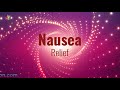 Nausea relief frequency  nausea treatment  healing  binaural beats sound therapy