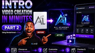 Pt 2 Renderforest tutorial - Intro Video in Seconds
