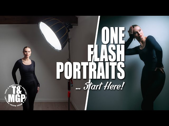 How ONE Flash Can Help You Master Portrait Lighting | Take u0026 Make Great Photography with Gavin Hoey class=