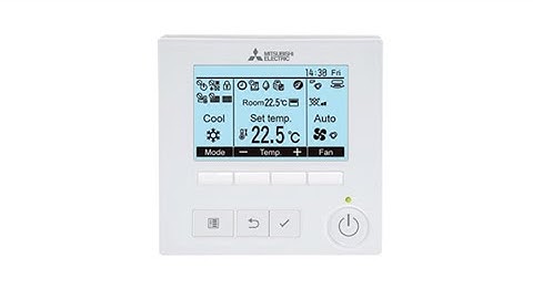 PAR-40MAA Timer setting- Mitsubishi Electric wired thermostat. #PAR-41MAA #timer