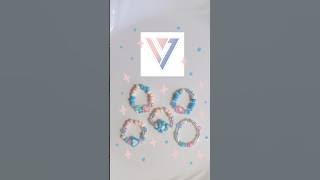 making #seventeen #rings from #beads 💙💕 #kpop #shorts #kpop