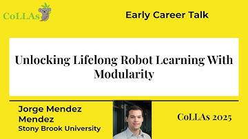 Unlocking Lifelong Robot Learning With Modularity - Jorge Mendez Mendez - CoLLAs 2025