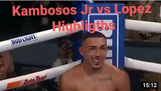 Lopez vs Kambosos Jr  Full Fight Highlights