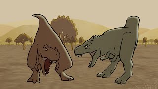 T-Rex vs Giganotosaurus | Jurassic World Dominion Animation