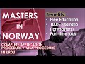Study in Norway| Admission+ Visa process| Free Education| Part time Jobs and salary| Complete Guide
