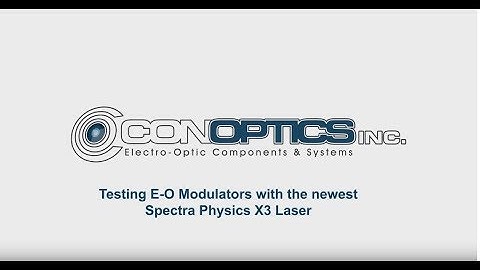 Conoptics and Spectra-Physics X3 Laser Testing
