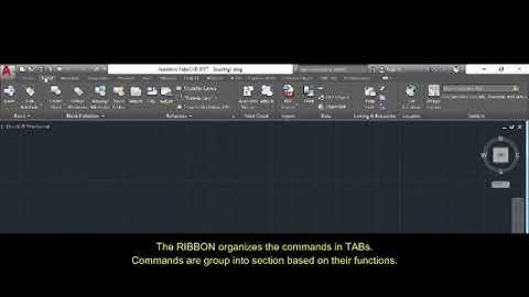 Auto CAD 2017 User Interface Overview