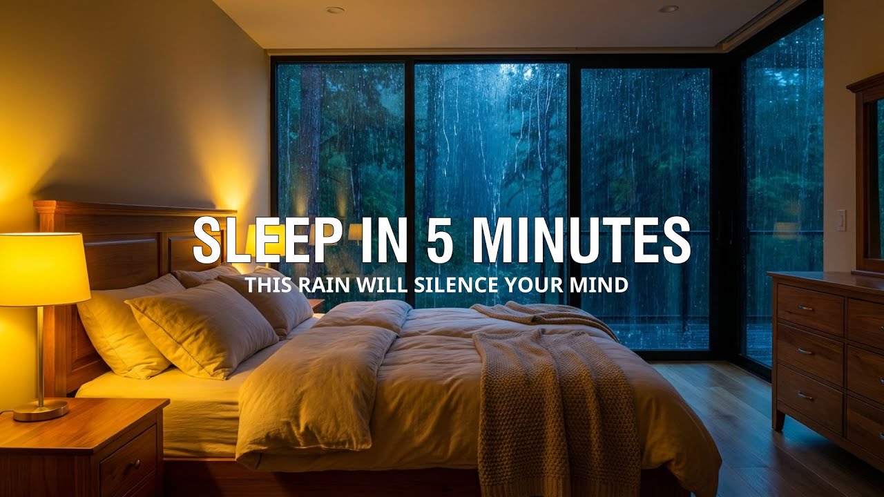 THIS RAIN WILL SILENCE YOUR MIND 🌧️ Soft Piano for Deep Sleep & Anxiety ...