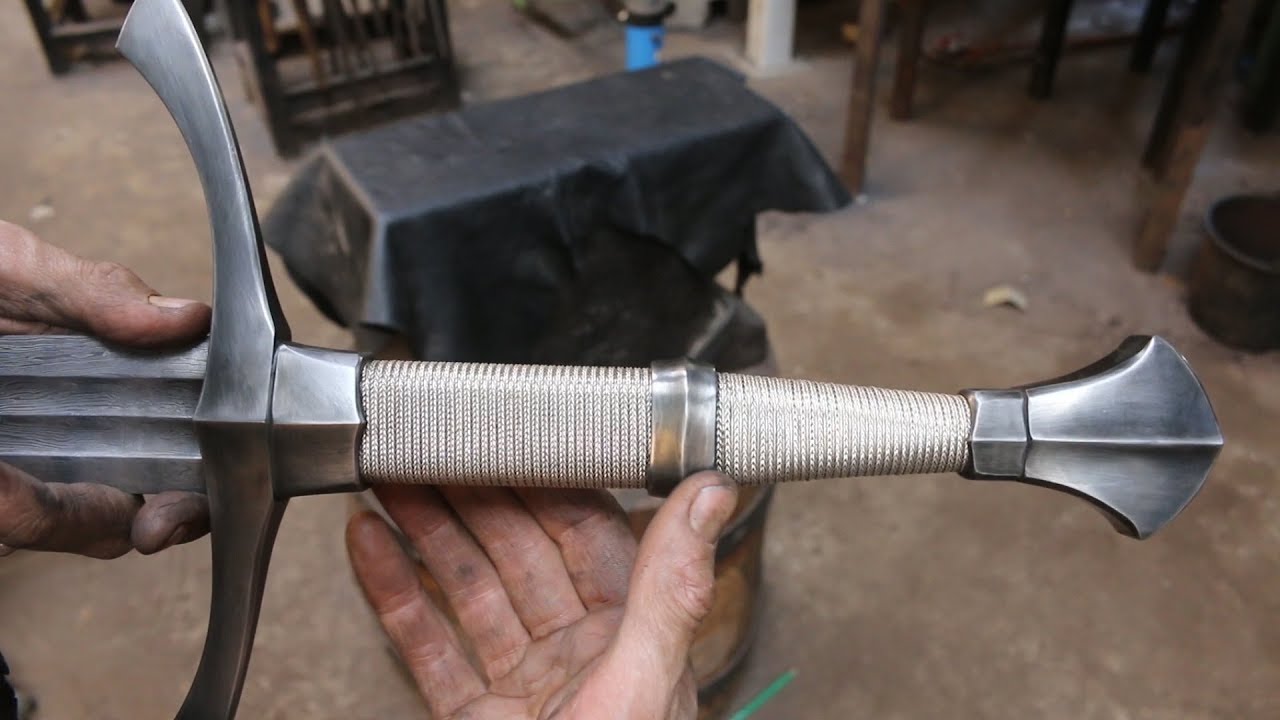 Making The Daedric Sword From The Game Skyrim (Aluminum Casting)