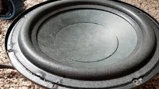 Sony Xb20 Powering 8 Inch Subwoofer EXTREME BASS TEST