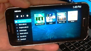 kodi 17 on android mobile  - free tv on the internet /  KRYPTON on mobile phone