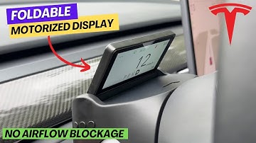 NEW Folding Instrument Cluster Display For Tesla Model 3/Y 2024 (Motorized & Retractable)