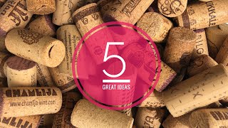 5 Great Recycling Ideas with Bottle Corks ♻️ #recycle
