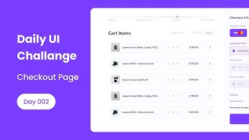 🧡 Daily UI Design | Day 002 | Checkout Page | Figma Speed Art