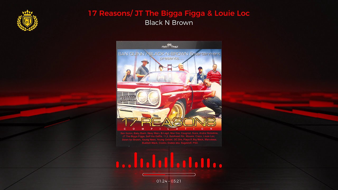 17 REASONS Black N Brown Jt The Bigga Figga & Louie Loc - YouTube