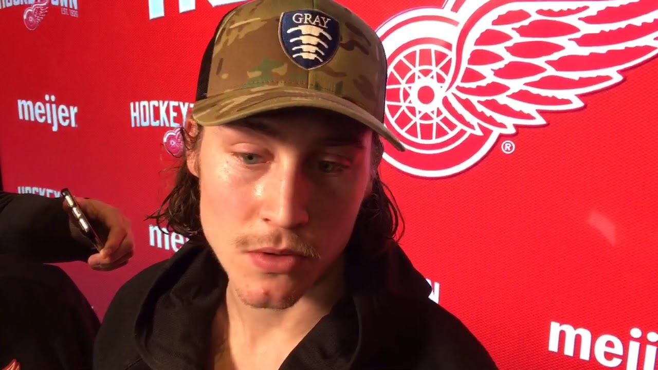 Red Wings rave about Tyler Bertuzzi's compete level 