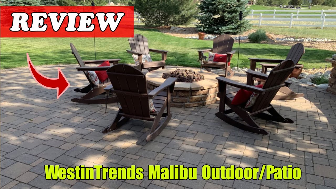 WestinTrends Malibu Outdoor/Patio Poly Adirondack Rocking Chair Review