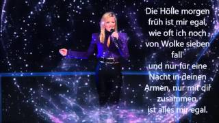 Video thumbnail of "Helene Fischer Die Hölle Morgen Früh Lyrics"