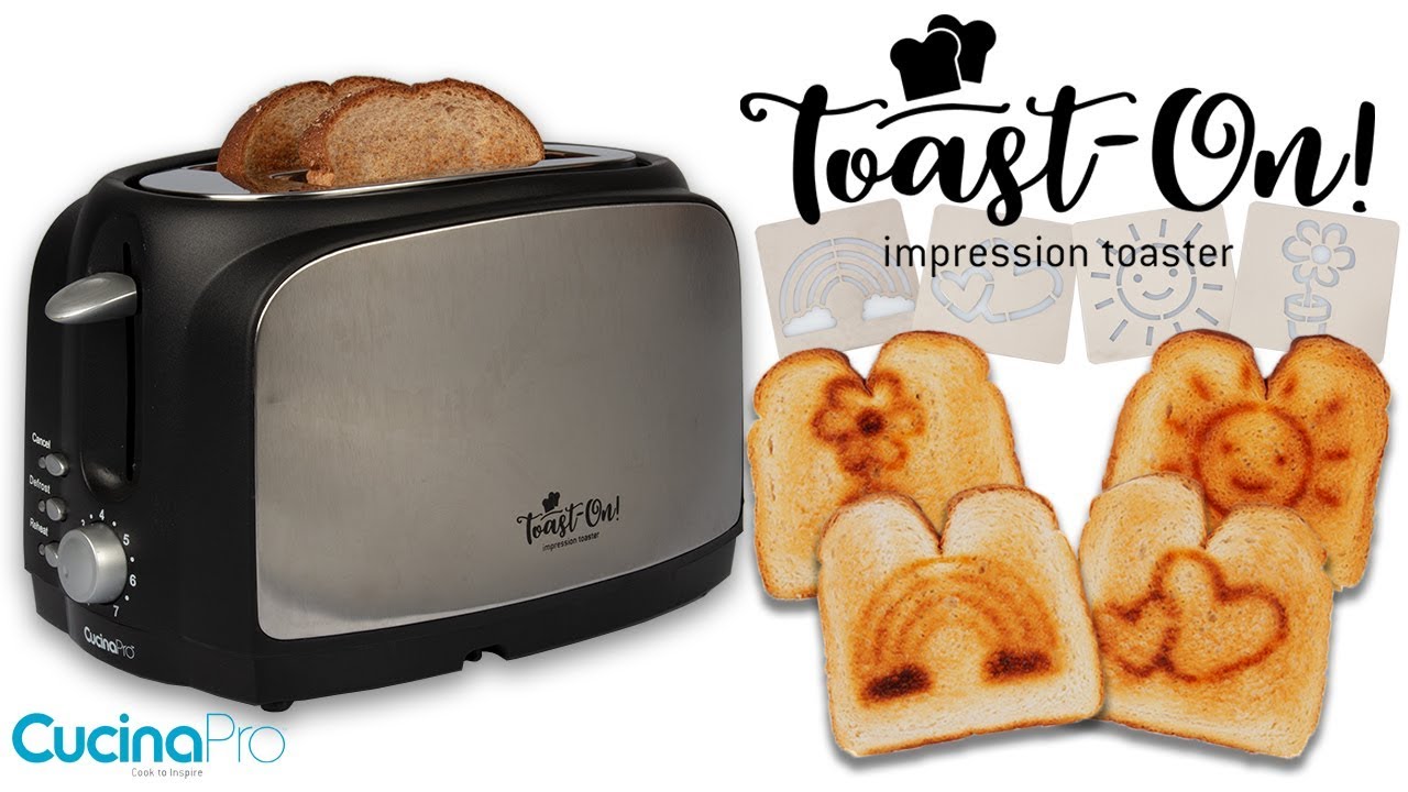 Toast On Impression Toaster By Cucinapro Youtube