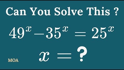 Can YOU Solve This Math Olympiad Exponential Equation?  Skills & Tricks | MOA Lesson 4
