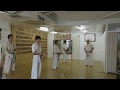 Karate training in Japan