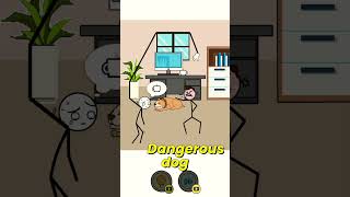 Dodging A Sleeping Bulldog To Sneak A Warm Drink  shorts funny trending