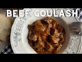 Classic BEEF GOULASH Recipe | How to Make a Traditional Beef Goulash | Golaž