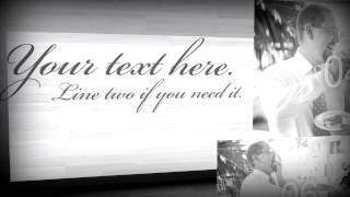 Wedding Video Template - White Hardwood Gallery