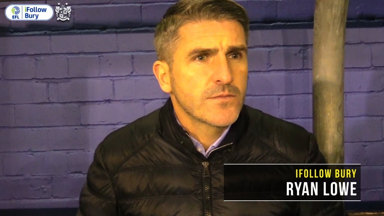 YouTube Teaser: Lowey on Oldham defeat bury fc message board