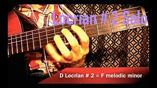 Guitar solo on D Locrian #2