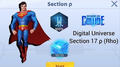 DC World Collide - Digital Universe Section 17 ρ (Rho)