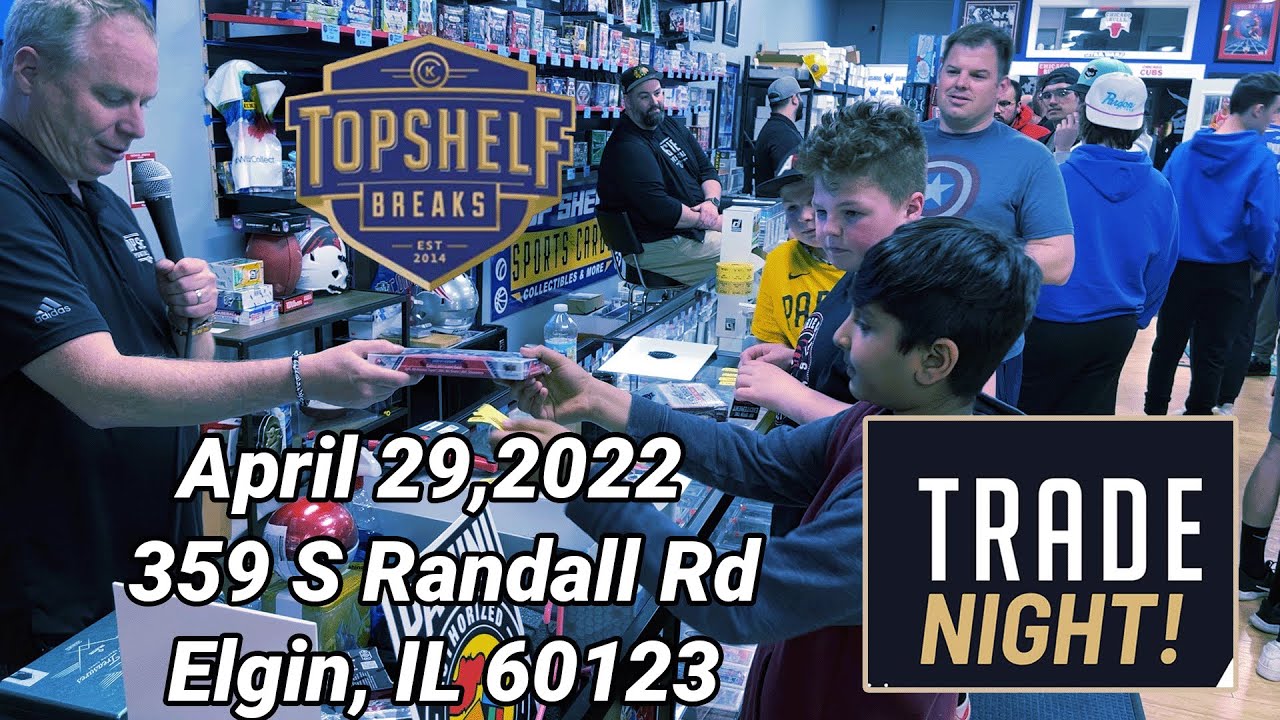 Top Shelf Sports Card Trade night returned