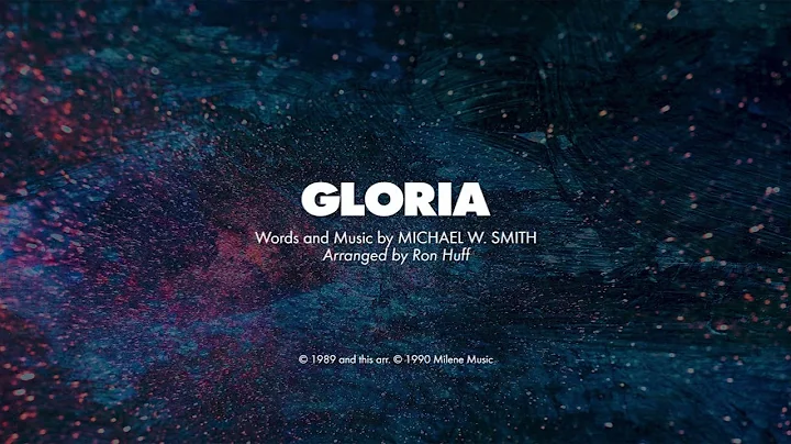GLORIA - SATB (piano track + lyrics)