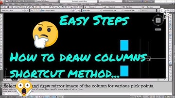 Draw Columns in AutoCAD just in 3 minutes! | 5 | C4ce: Education
