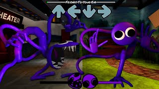 Rainbow Friends  Purple Confronting Yourself | FNF mod - Ourple VS  Ourple | Friday Night Funkin Mod