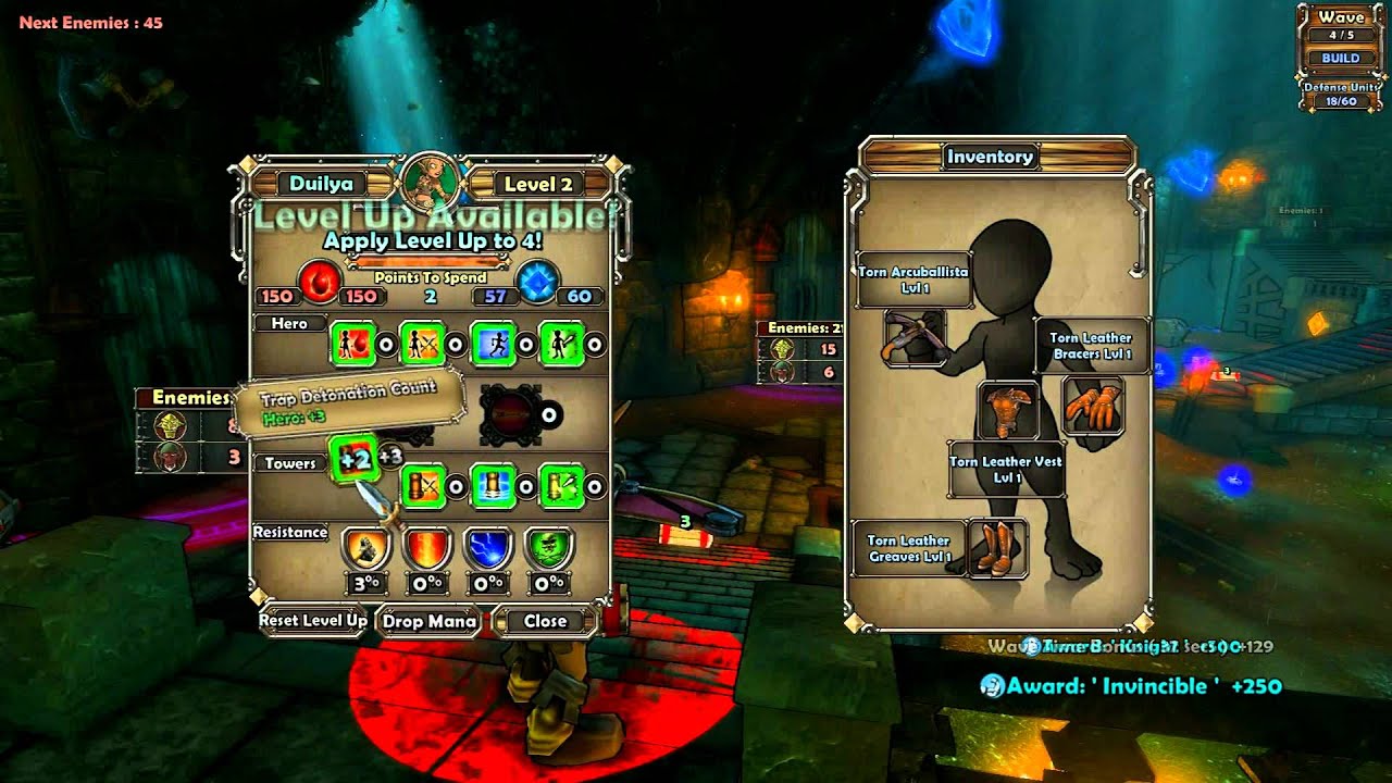 Dungeon Defenders Max Level Guide Huntress Part 1 Youtube