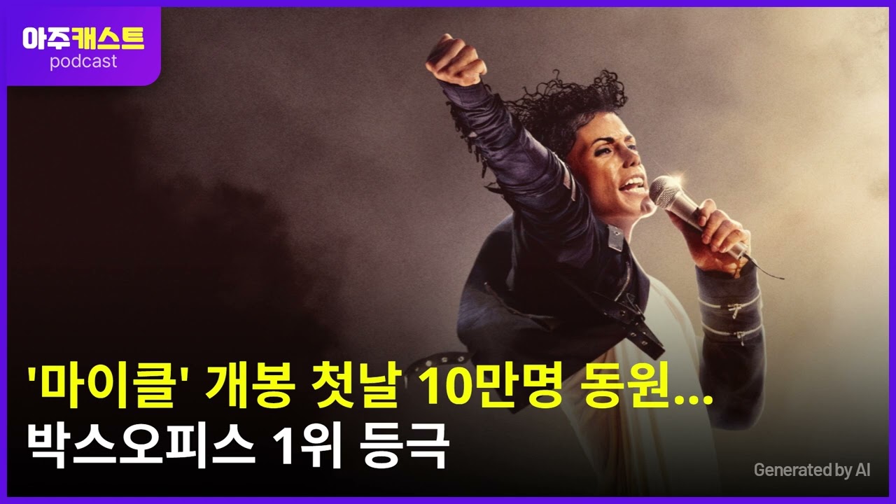 마이클 개봉 첫날 10만명 동원…박스오피스 1위 등극