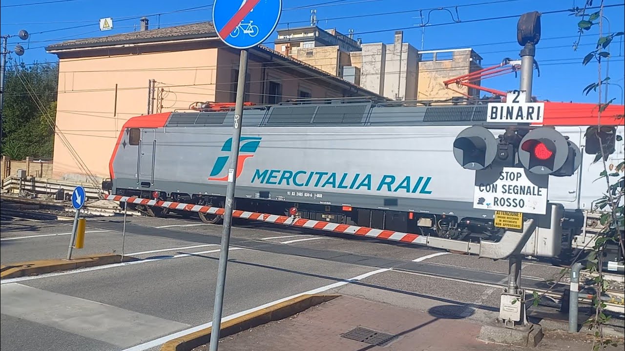 Passaggio a livello Ravenna - Via Candiano - Level crossing - Spoorwegovergang