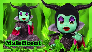 How To Make A Baby Alive Doll Look Like Maleficent From Sleeping Beauty- DIY Custom Art Doll Repaint