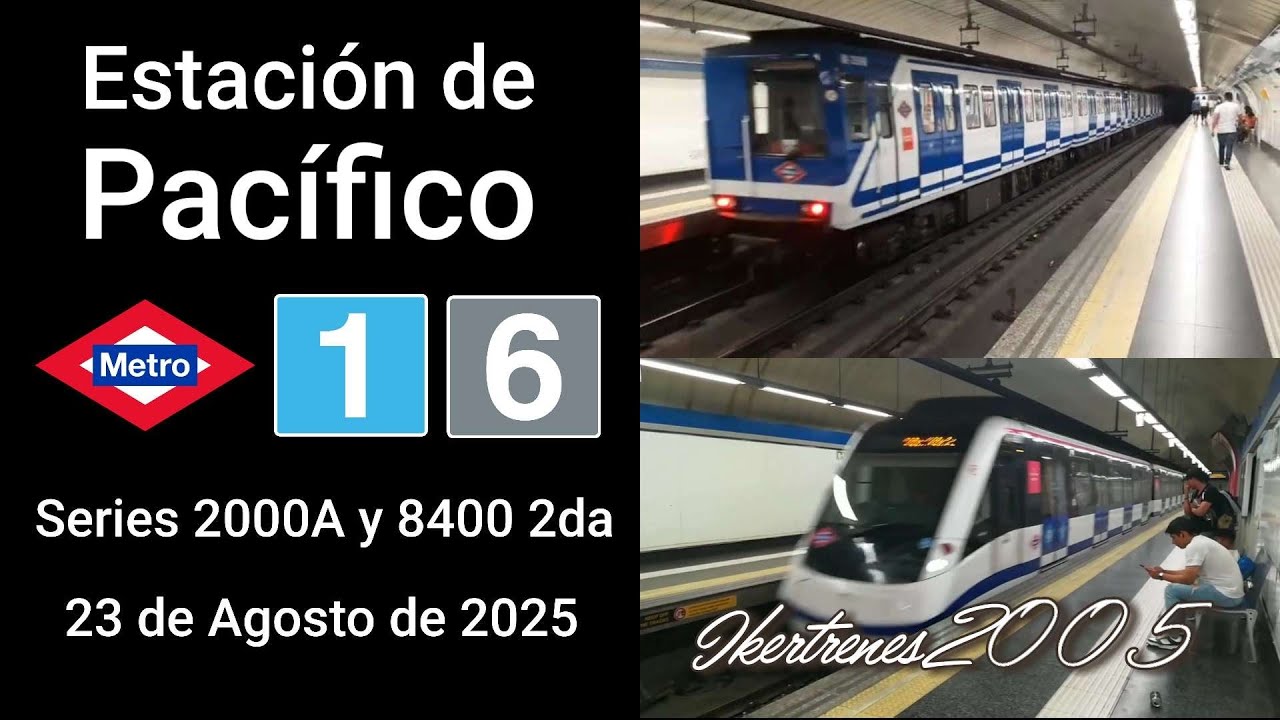 Metro de Madrid | Estación de Pacífico | Líneas 1 y 6