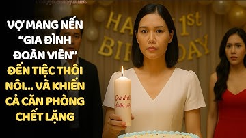 Chồng tổ chức tiệc thôi nôi cho “con riêng” – Không ngờ người vợ lại là khách mời cắt bánh