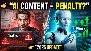 STOP Using AI Content Until You Watch This (Google 2026 Update) | Penalized or Ranking #1?