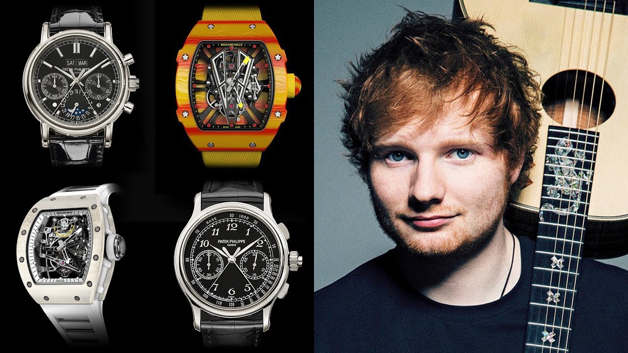 Insane Luxury - Ed Sheeran wears a Patek Philippe]