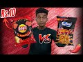 Trying World’s HOTTEST CHIPS & KurKure In Just ₹10 🥵 - Hottest KurKure V/S Hottest Chips 🌶️ !!