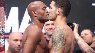 UFC 162 Anderson Silva vs. Chris Weidman Weigh-In and Staredown! (main event)