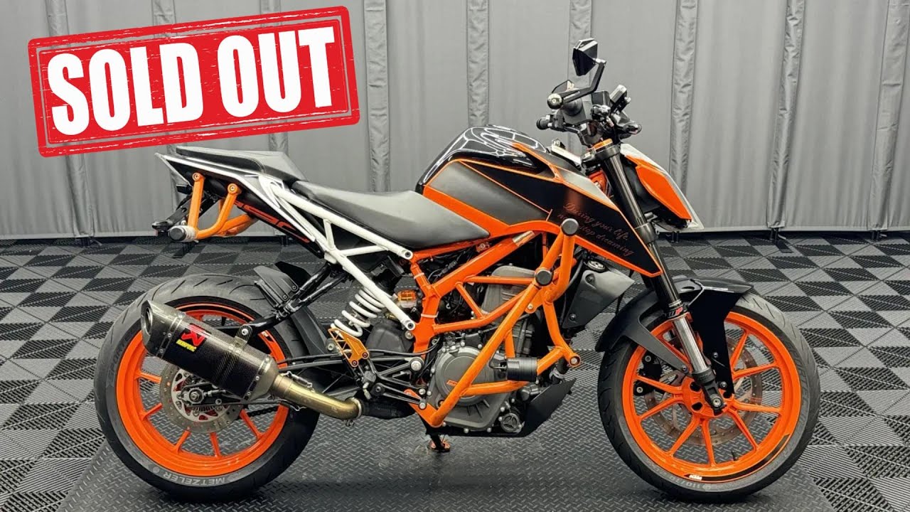 7/14売約済KTM 390デューク 13,815km アクラポS/O クレイジーアイアン